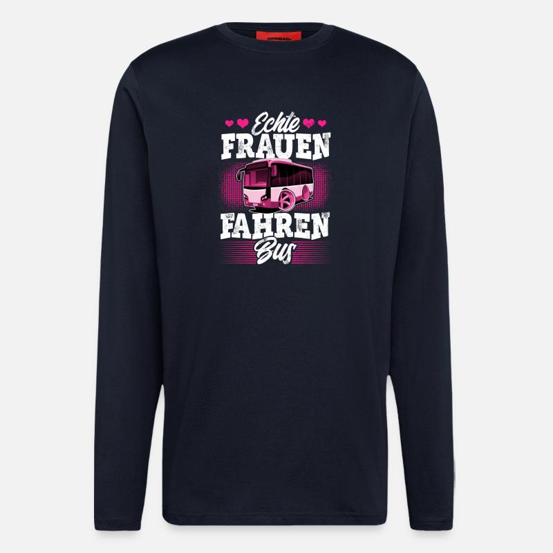 Busfahrerin - Langarmshirt - made by SPREAD  - DARK NAVY