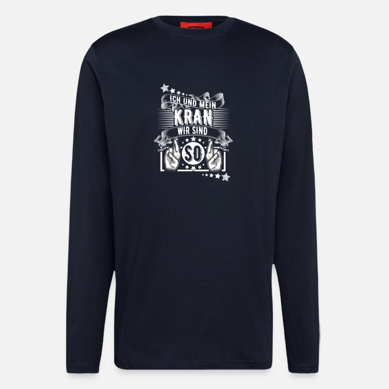Kranführer - Langarmshirt - made by SPREAD  - DARK NAVY