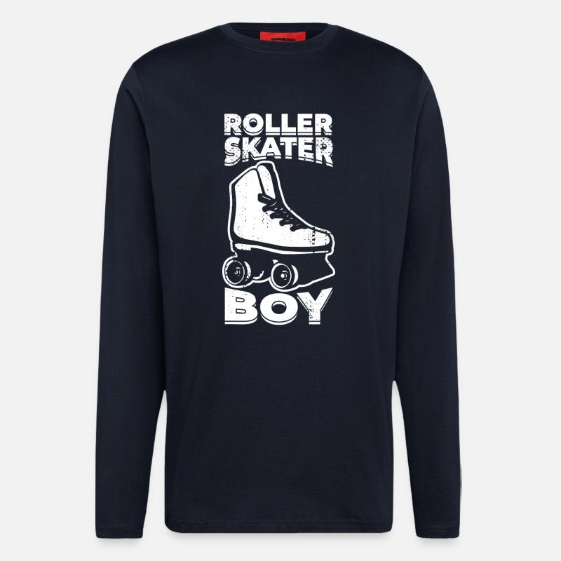 Roller Skater Junge - Langarmshirt - made by SPREAD  - DARK NAVY