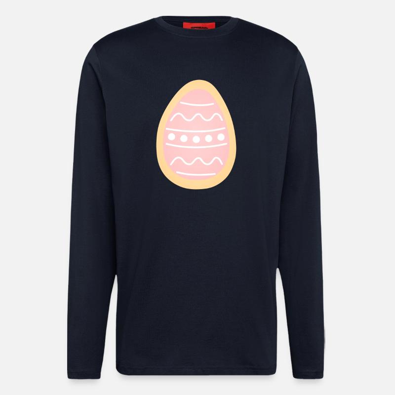 Pastel Easter Egg Cookie - Longsleeve - made by SPREAD  - DARK NAVY