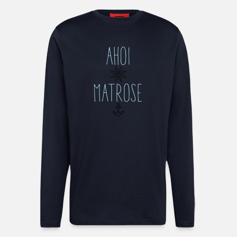 Ahoi Matrose! - Langarmshirt - made by SPREAD  - DARK NAVY