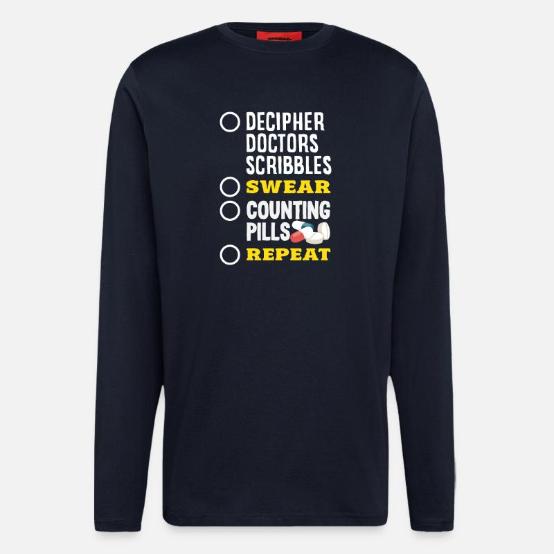 Pharmacist Pharmaceutical Technical - Longsleeve - made by SPREAD  - DARK NAVY