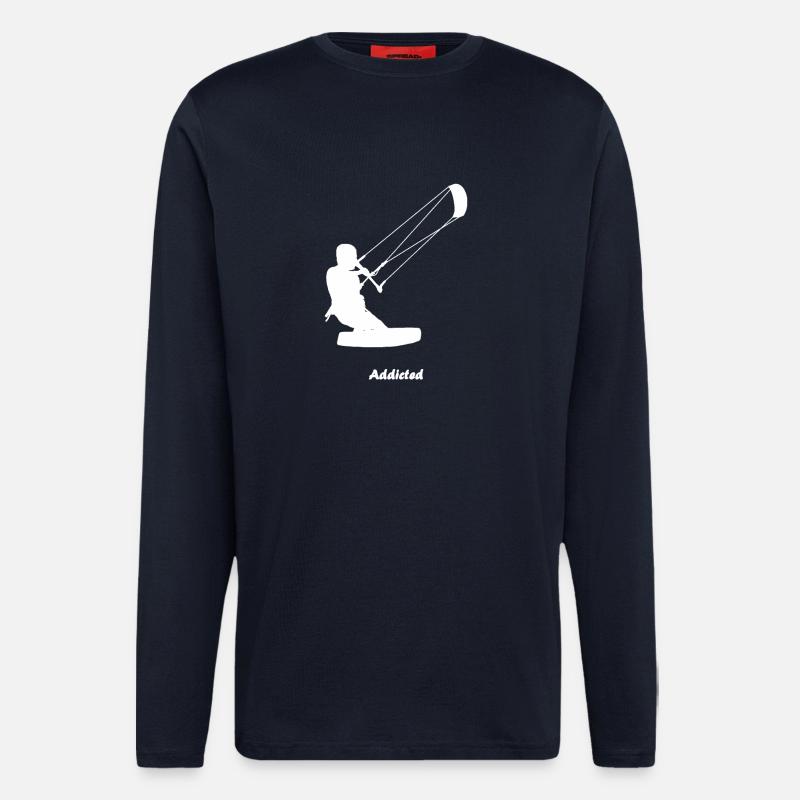 Kiteboarder - Longsleeve - made by SPREAD  - DARK NAVY
