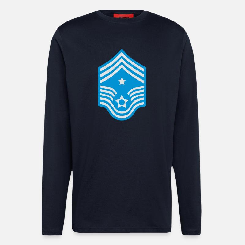 Sergeant Kommandant_g1 - Langarmshirt - made by SPREAD  - DARK NAVY