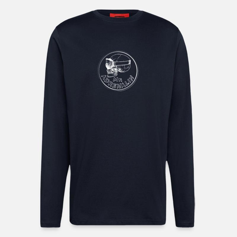Mr. Adrenalin - Langarmshirt - made by SPREAD  - DARK NAVY