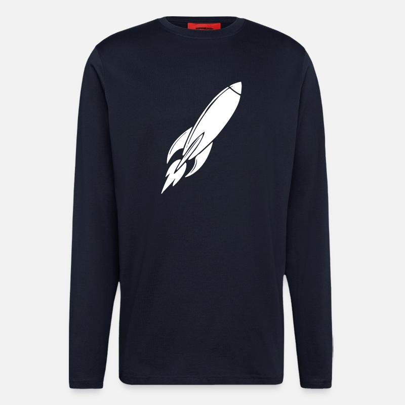 Rakete - Langarmshirt - made by SPREAD  - DARK NAVY