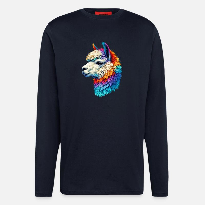 Alpaca - Longsleeve - made by SPREAD  - DARK NAVY