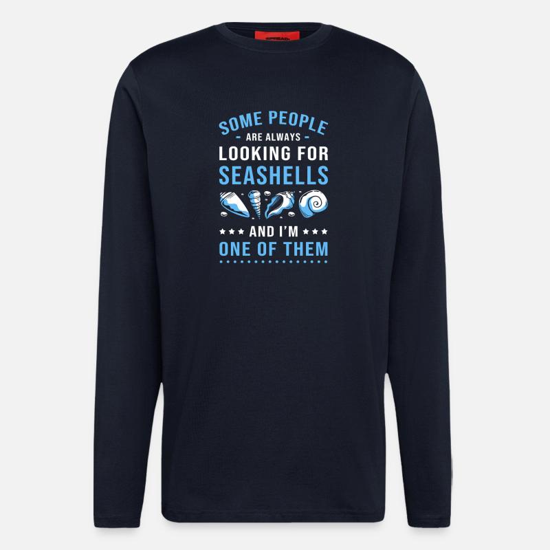 Shell Shell Collector - Longsleeve - made by SPREAD  - DARK NAVY