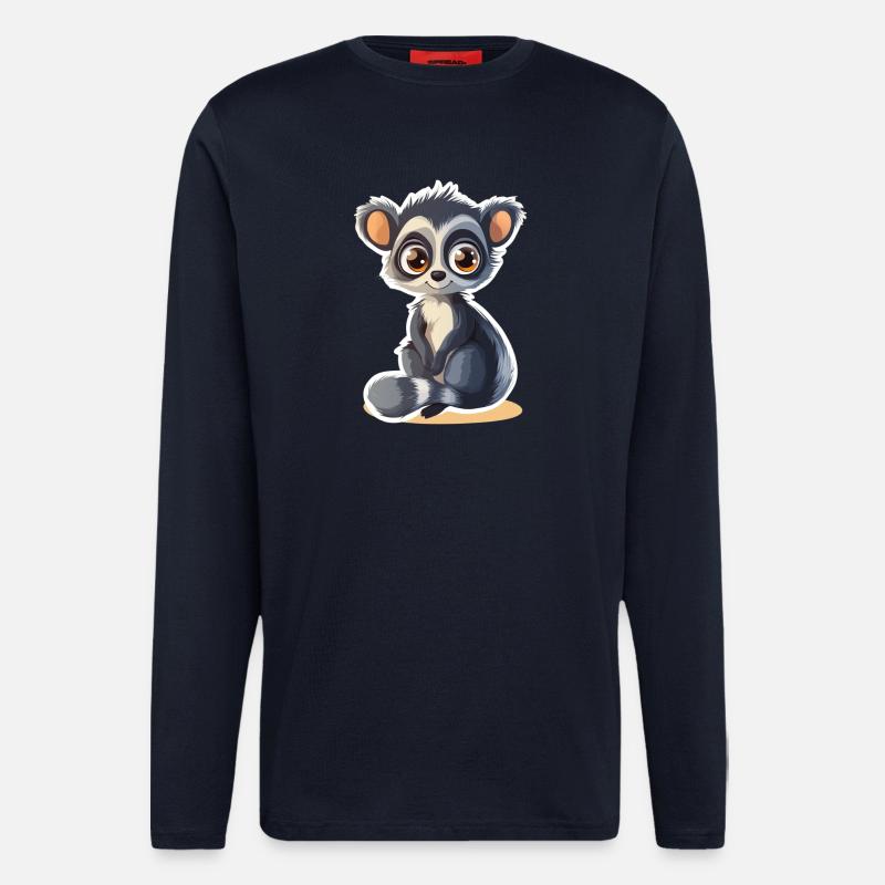 Lemur - Langarmshirt - made by SPREAD - DARK NAVY