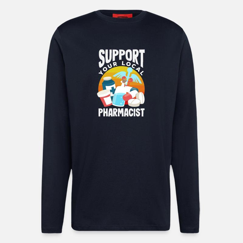 Pharmacist Pharmaceutical Technical - Longsleeve - made by SPREAD  - DARK NAVY