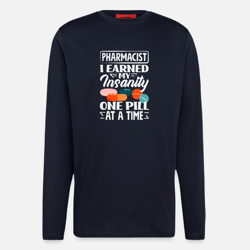 Pharmacist Pharmaceutical Technical - Longsleeve - made by SPREAD  - DARK NAVY