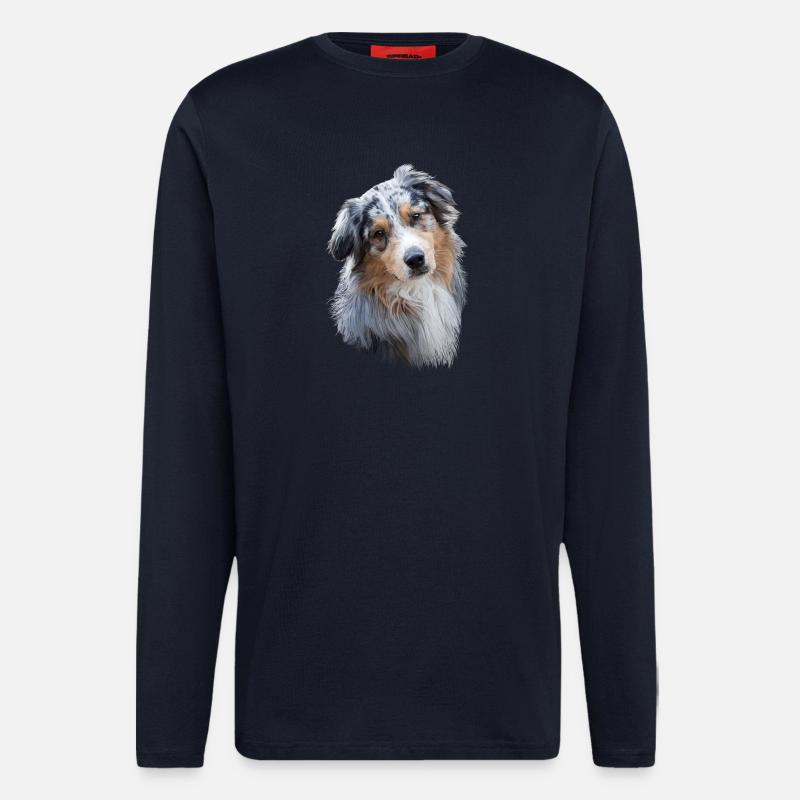 Australian Shepherd - Langarmshirt - made by SPREAD  - DARK NAVY