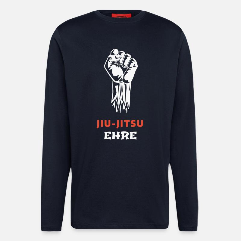 JIU-JITSU: Ehre Über Alles - Langarmshirt - made by SPREAD - DARK NAVY