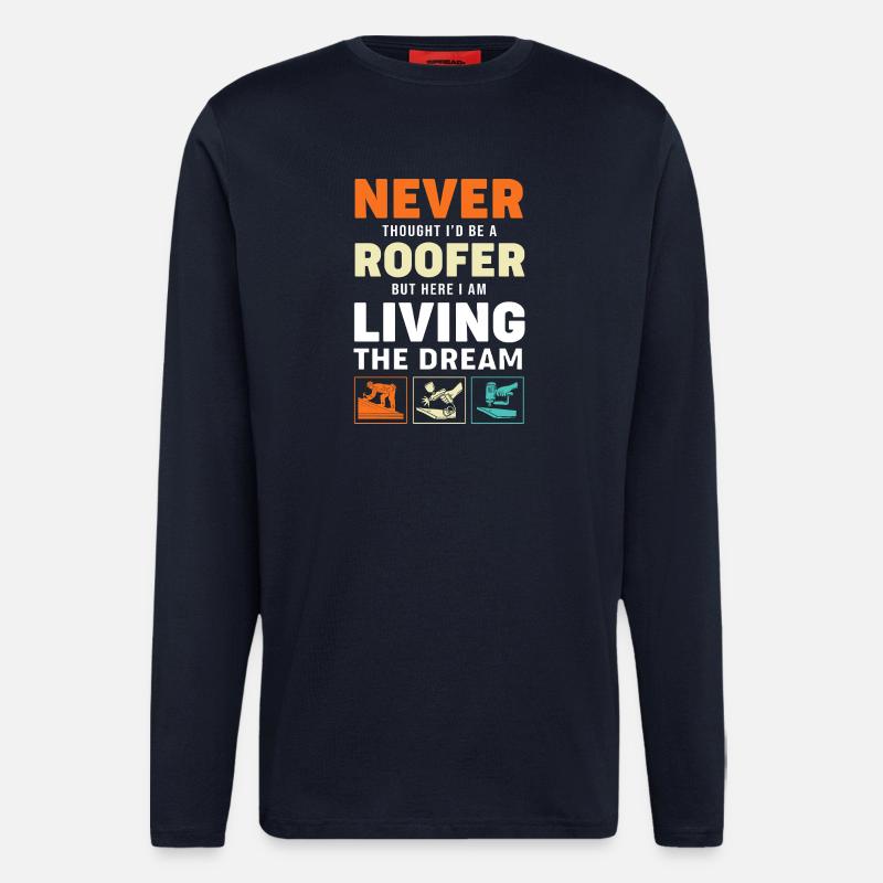 Dachdecker - Langarmshirt - made by SPREAD  - DARK NAVY