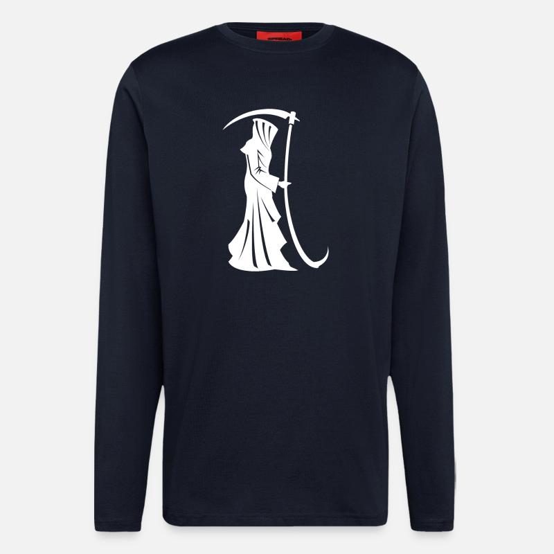 Grim Reaper, Reaper - Longsleeve - made by SPREAD  - DARK NAVY