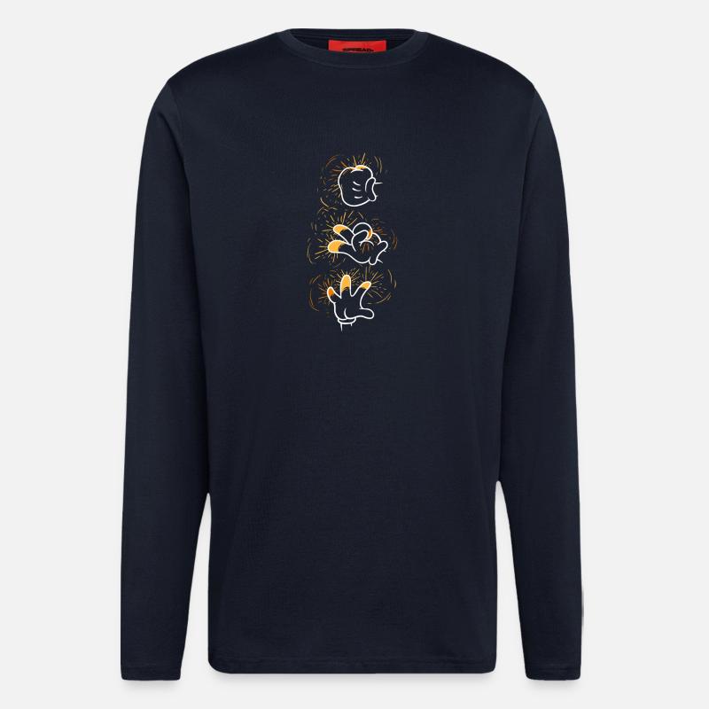 Techno - Langarmshirt - made by SPREAD  - DARK NAVY