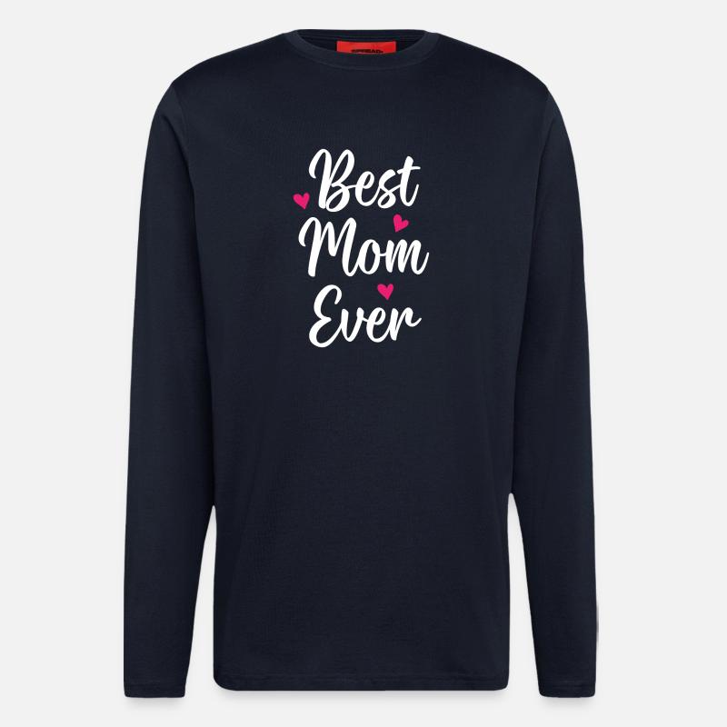 Beste Mutter aller Zeiten - Langarmshirt - made by SPREAD  - DARK NAVY