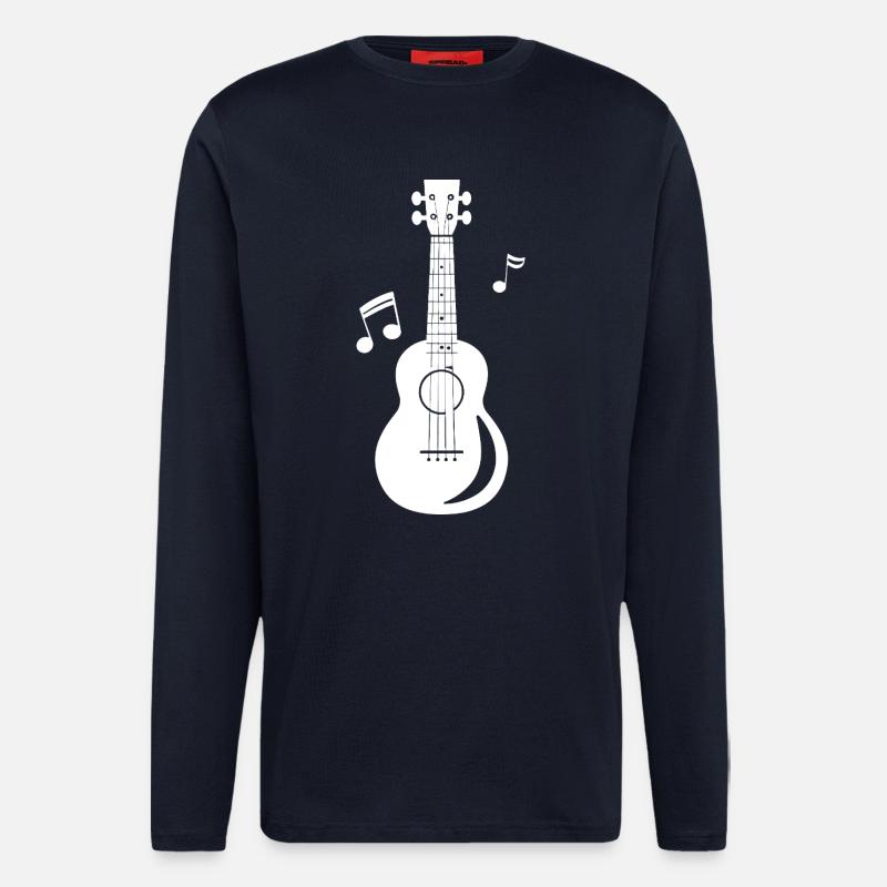 Ukulele Graphics - Longsleeve - made by SPREAD  - DARK NAVY