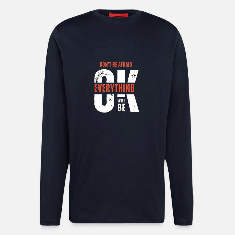 Bleiben Sie stark - Langarmshirt - made by SPREAD  - DARK NAVY