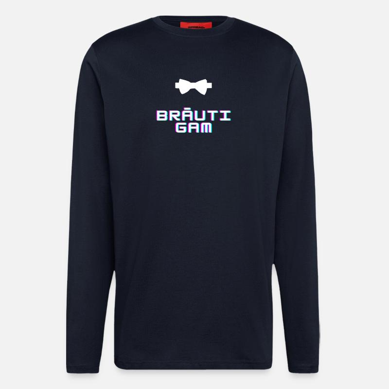 Bräutigam - Langarmshirt - made by SPREAD  - DARK NAVY