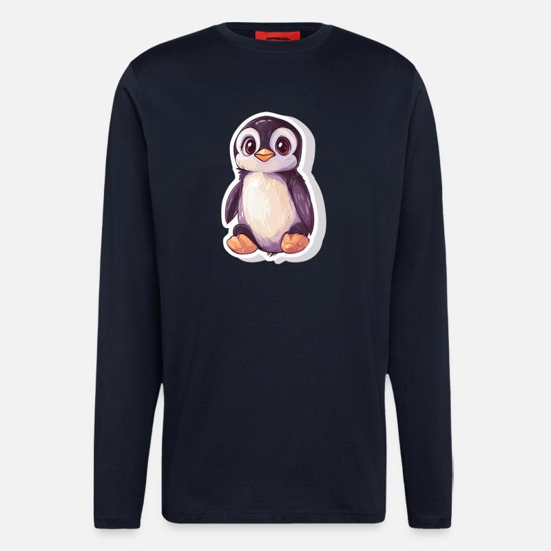 Pinguin - Langarmshirt - made by SPREAD  - DARK NAVY