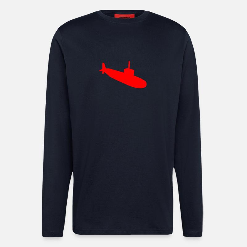 U-Boot Silhouette - Langarmshirt - made by SPREAD  - DARK NAVY