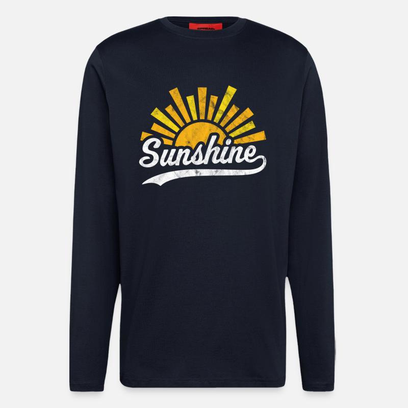 Sonnenschein Sonne - Langarmshirt - made by SPREAD - DARK NAVY