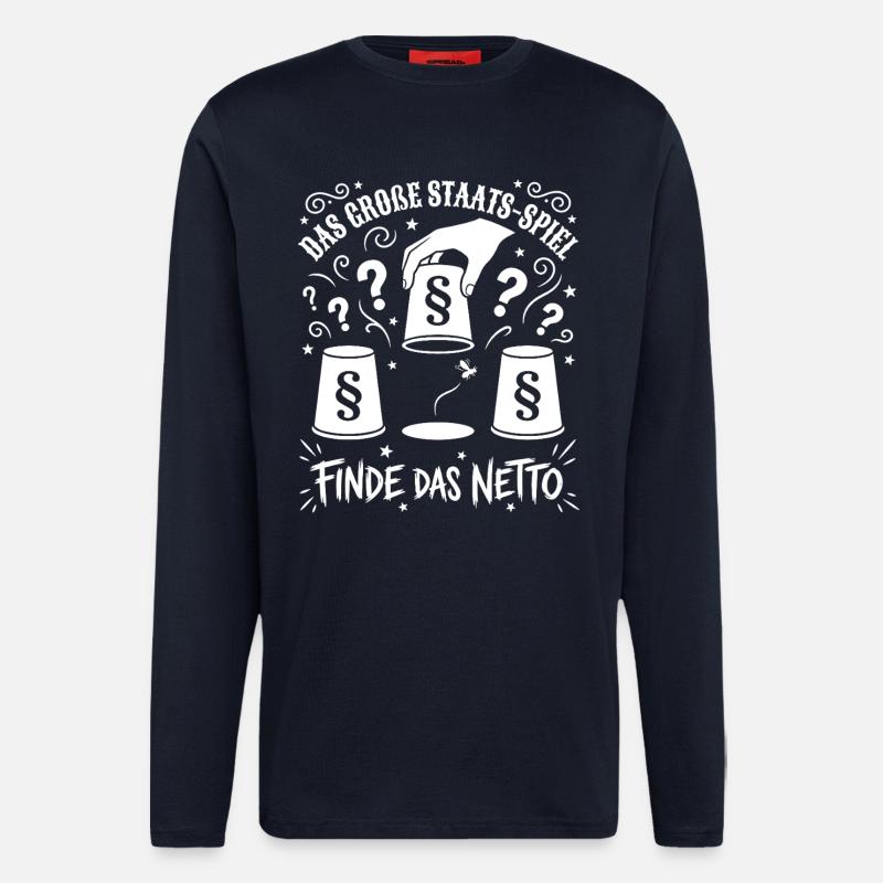 Das Große Staats Spiel - Langarmshirt - made by SPREAD  - DARK NAVY