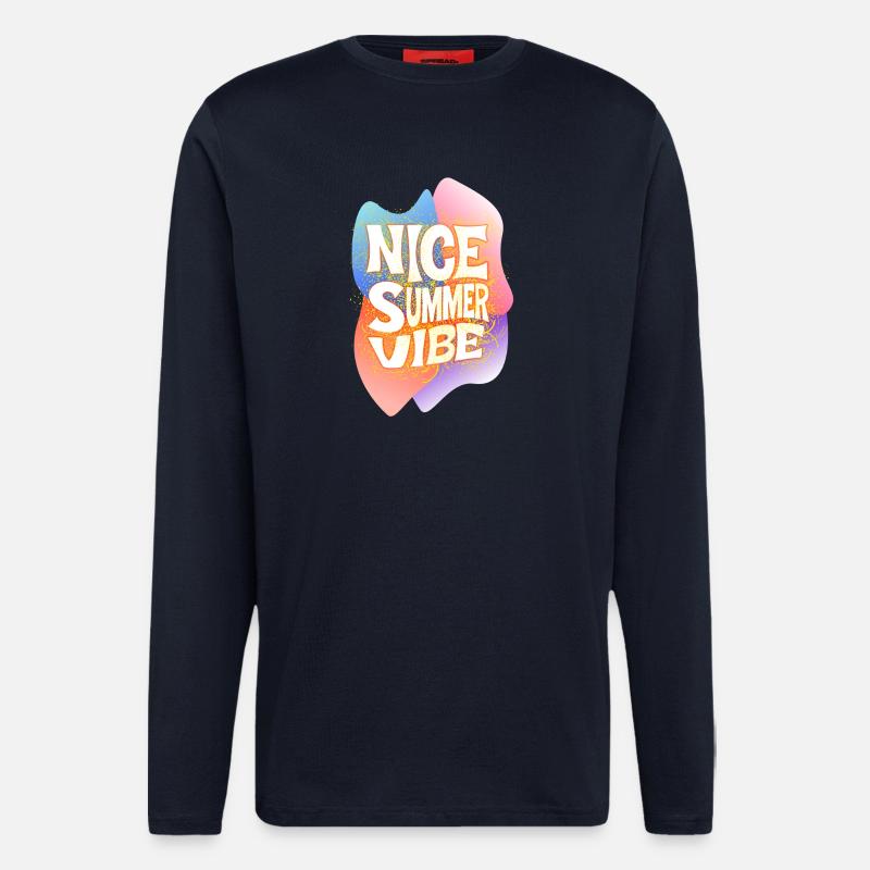 Nice summer vibe - Langarmshirt - made by SPREAD  - DARK NAVY