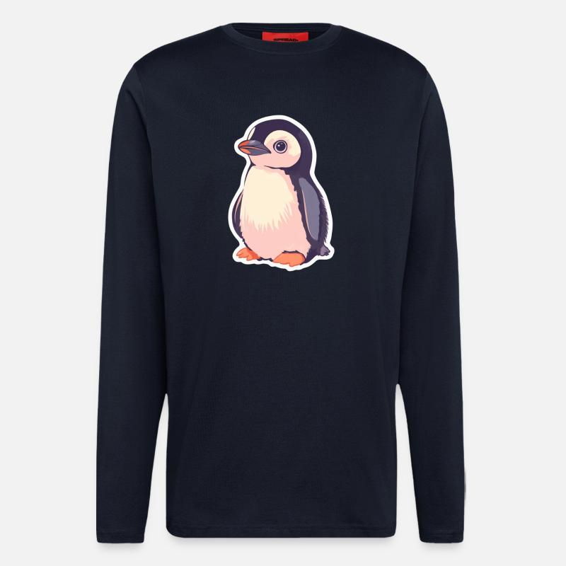 Pinguin - Langarmshirt - made by SPREAD - DARK NAVY
