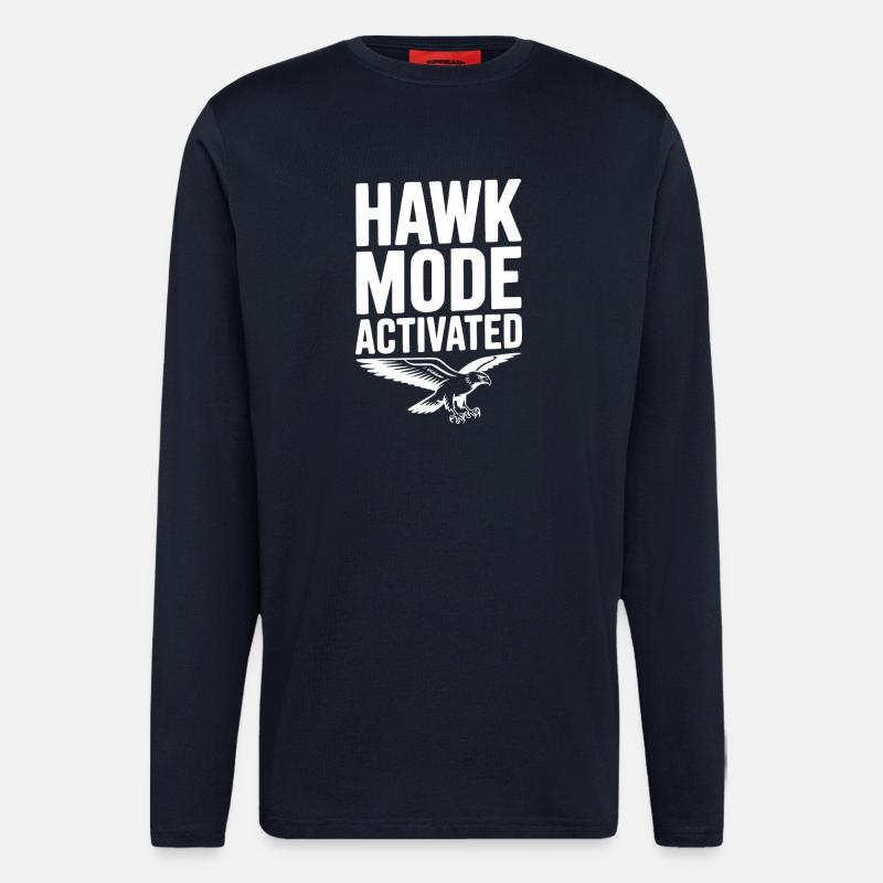 Hawk Mode Activated - Longsleeve - made by SPREAD  - DARK NAVY