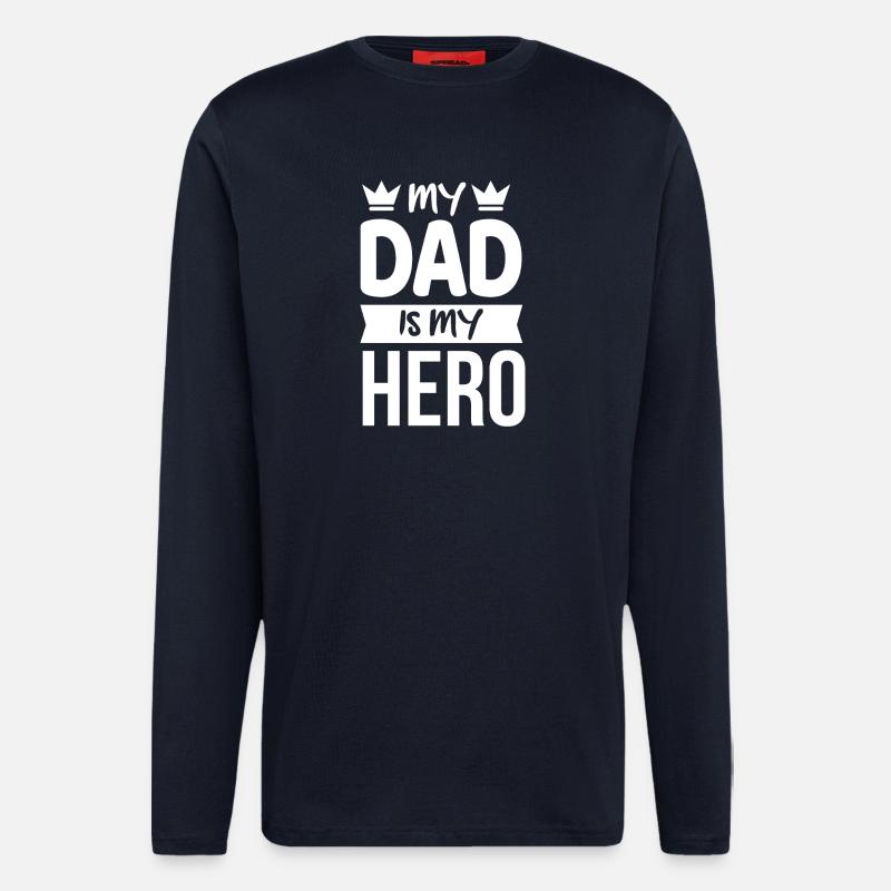 Papa Vater - Langarmshirt - made by SPREAD  - DARK NAVY
