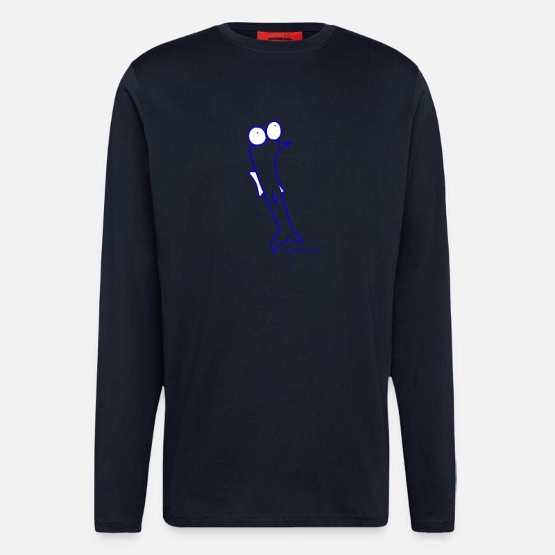 Plötzfisch - Piscis Rutilus - Langarmshirt - made by SPREAD  - DARK NAVY