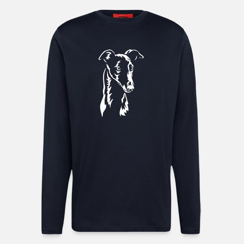 Greyhound "Black Edition" - Longsleeve - made by SPREAD  - DARK NAVY