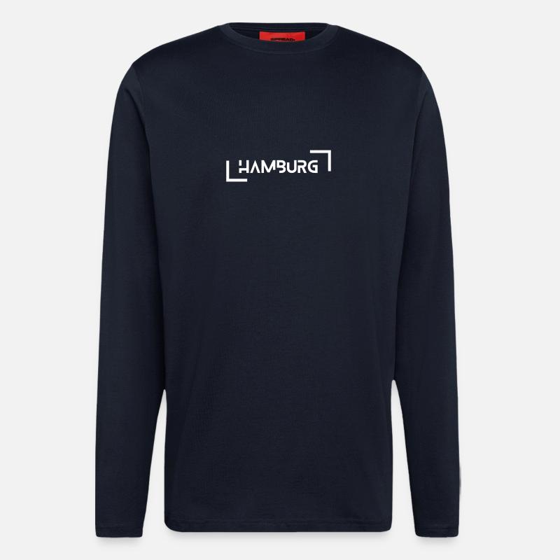 Hamburg - Langarmshirt - made by SPREAD  - DARK NAVY