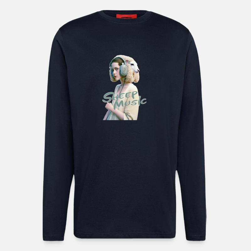 Anthropomorph 10 Tippfehler - Langarmshirt - made by SPREAD  - DARK NAVY
