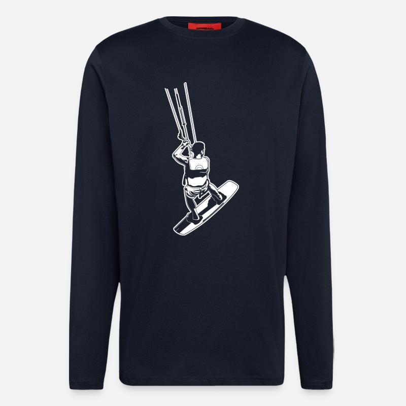 Kitesurfers - Longsleeve - made by SPREAD  - DARK NAVY