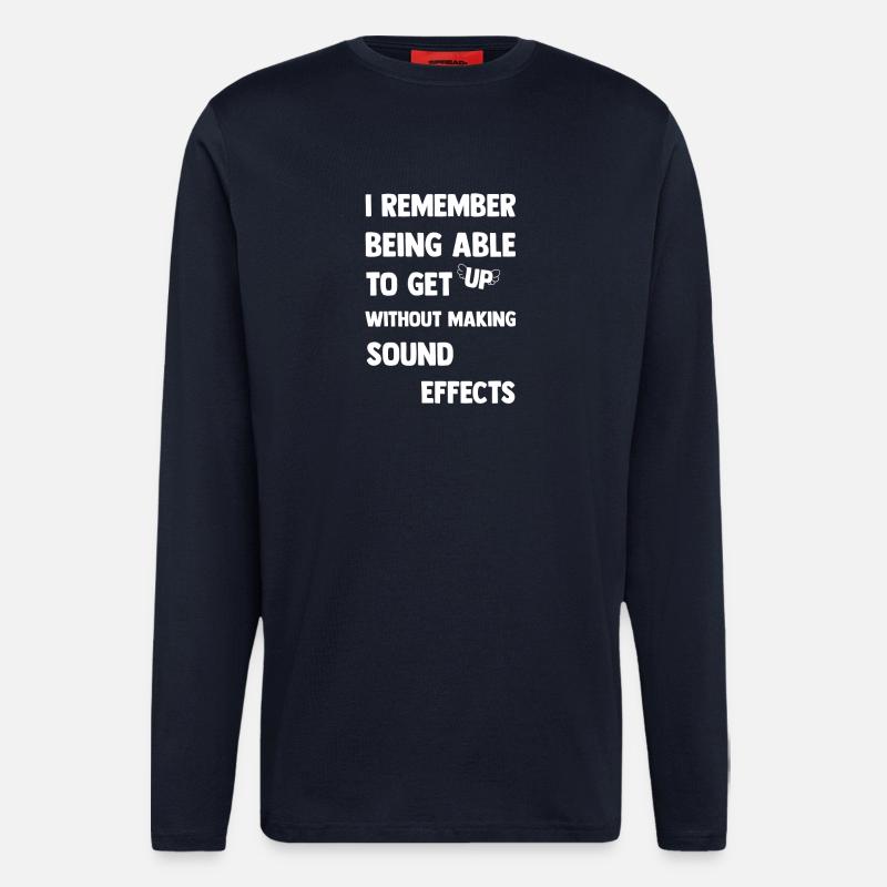 I make sound effects - Longsleeve - made by SPREAD  - DARK NAVY