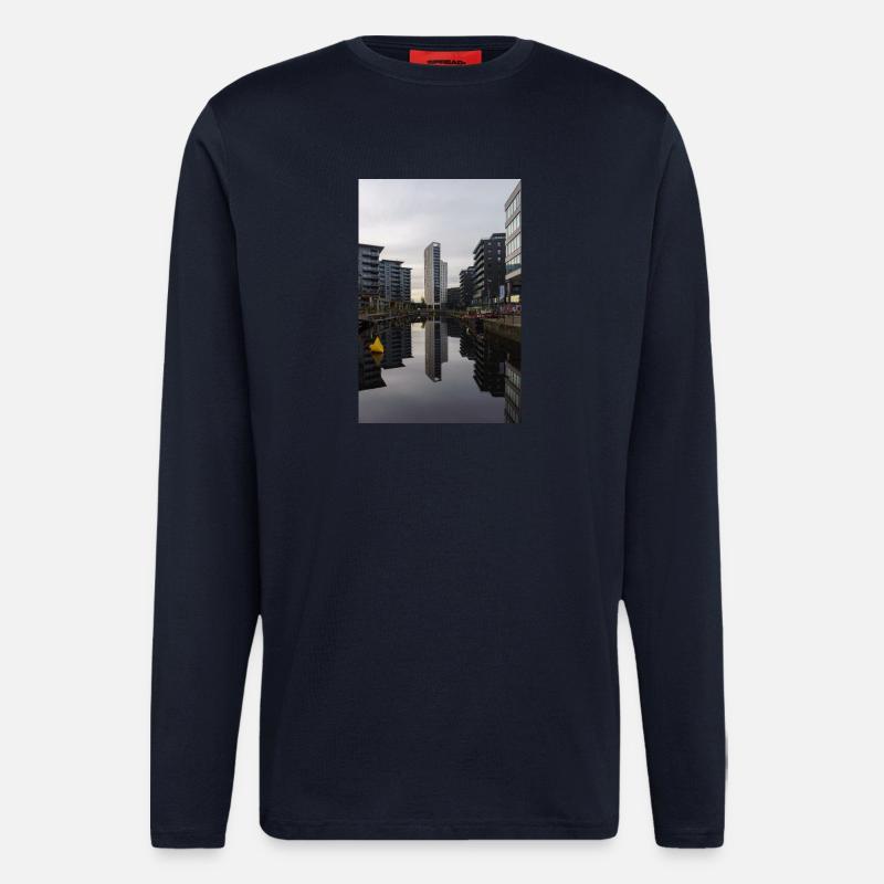 Urbane Reflexion - Langarmshirt - made by SPREAD  - DARK NAVY