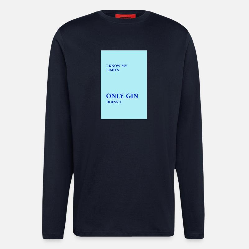 Gin Has No Limits  - Langarmshirt - made by SPREAD  - DARK NAVY
