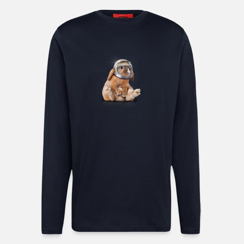 Spacerabbit - Langarmshirt - made by SPREAD  - DARK NAVY