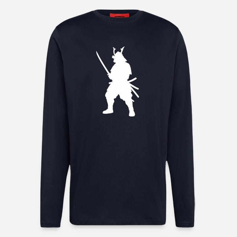 samurai - Langarmshirt - made by SPREAD  - DARK NAVY