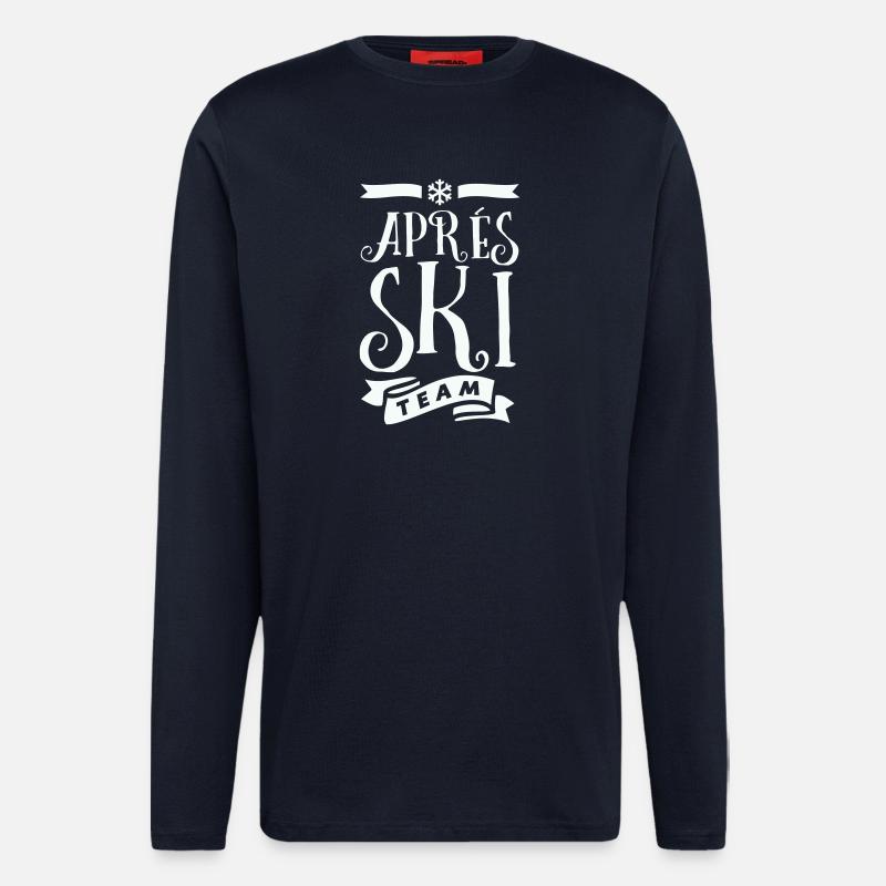 Équipe Après Ski - Manches longues bio décontracté fabriqué en UE - DARK NAVY