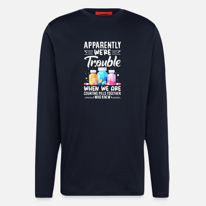 Apotheker Pharmazeutisch-technischer - Langarmshirt - made by SPREAD  - DARK NAVY