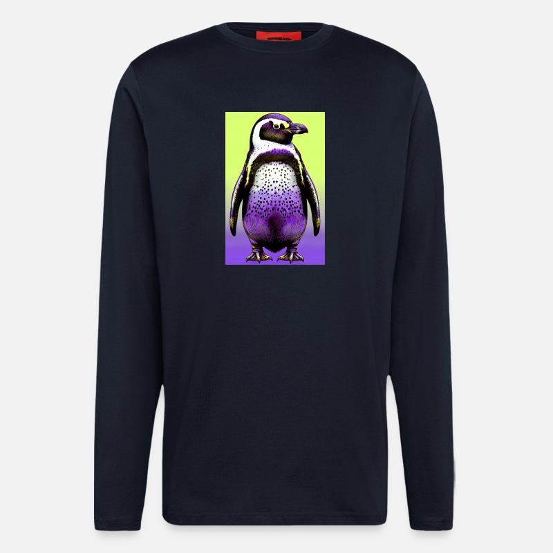Pinguin - Langarmshirt - made by SPREAD  - DARK NAVY