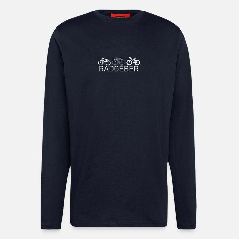 Radgeber - Langarmshirt - made by SPREAD  - DARK NAVY