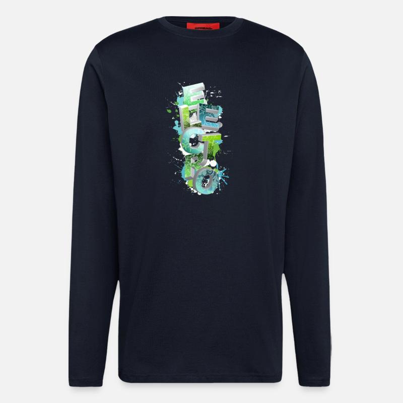 ELECTRO - Langarmshirt - made by SPREAD  - DARK NAVY