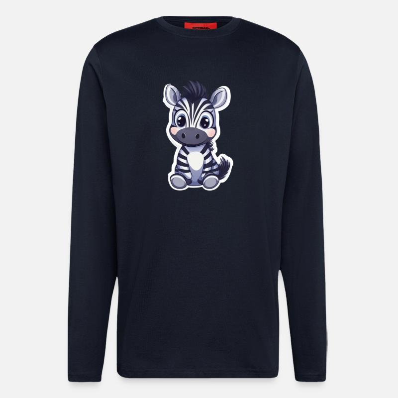 Zebra - Langarmshirt - made by SPREAD  - DARK NAVY