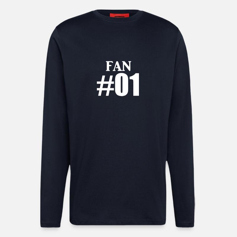 Fan Nr 1 - Langarmshirt - made by SPREAD - DARK NAVY