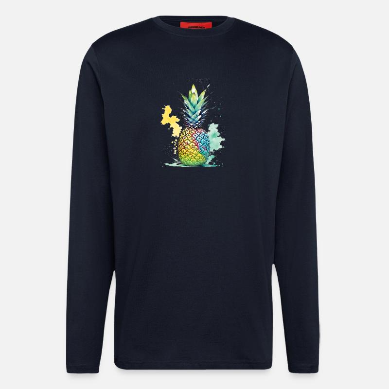 Ananas - Langarmshirt - made by SPREAD  - DARK NAVY